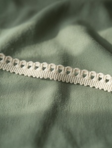 Delicado Encaje de Algodón con Lazos para Prendas, Ropa de Bebé, Decoración del Hogar y Costura Decorativa - Product Image 1