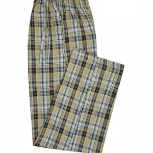 Men's Royal Flannel Lounge Pants Soft Cozy Canvas Pajama Bottoms With Elastic Waist For Sleeping & Casual Home Wear - Product Image 1