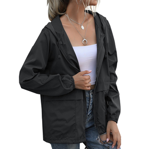 Wholesale Custom Color Outdoor Waterproof <b>Canvas</b> Hooded Windbreaker <b>Jacket</b> for <b>Men</b> Front Logo Most Selling - Product Image 3