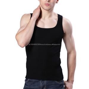 เสื้อกล้ามผู้ชายคุณภาพดีที่สุด ออกแบบโลโก้เองได้ ถักทอ ราคาขายส่ง ขายดี - Product Image 4