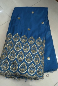 Tissu Zari Daman Work élégant, tissé à la main, pour tenues de soirée, collection exclusive de créateurs, vêtement de festival - Product Image 3