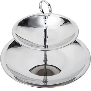 Display Stand Metal Cake Stand Dessert Display Plate Cupcake Holder Event Table Decor - Product Image 2