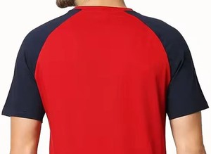 T-shirt Homme Personnalisable Luxe Hip Hop en Mélange Polyester/Coton Tricoté Lourd à Manches Courtes Col Rond Coupe Ample Écologique - Product Image 6