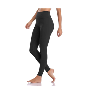 Leggings Deportivos de Poliéster para Mujer, Tejidos, con Logotipo Personalizado OEM, Cintura Alta, con Bolsillos, para Yoga, Gimnasio, Fitness y Estiramiento - Product Image 2