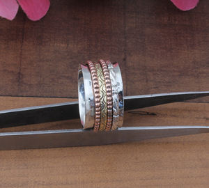 Bague empilable délicate en argent sterling 925, nœud simple, classique, bijoux de mode pour femmes, minimaliste, bande torsadée - Product Image 1