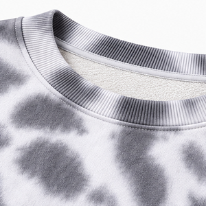 Sweat-shirt Tie-Dye en Coton 100% à Col Rond, Design Facile à Superposer, Vêtements d'Exportation, Confection Personnalisée, Loisirs, Qualité Supérieure, Vente en Gros - Product Image 5