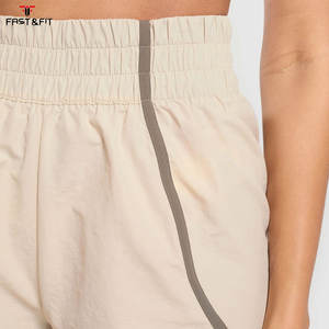 Shorts d'été pour femmes, sportswear respirant, décontracté, taille haute, coupe ajustée, 100% coton - Product Image 4