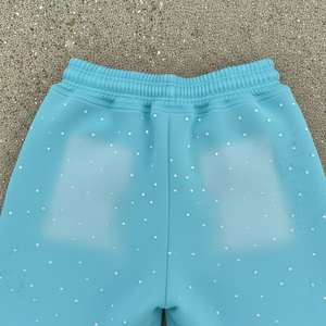 Shorts en toile délavée personnalisés pour hommes, 100 % coton, effet soleil, couleur unie, streetwear, cordon de serrage, taille haute, décontractés, été - Product Image 5