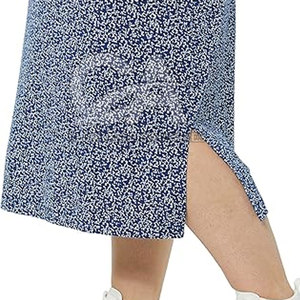 Jupe longue décontractée et élégante taille haute coupe droite pour femmes grandes tailles - Product Image 6