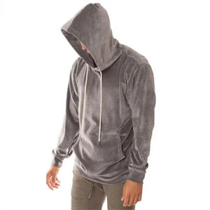 สินค้ามาแรงปี 2025 ชุดเซ็ตกำมะหยี่ผู้หญิง เสื้อครอปฮู้ดดี้ กางเกงขายาวเอวกลาง ผ้าฝ้าย สไตล์ไฮสตรีท รุ่นใหม่ล่าสุด 2 ชิ้น - Product Image 1