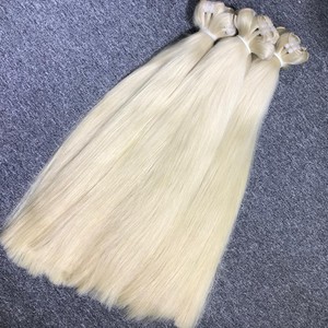 Venta al por mayor paquete de trama natural recto, hueso recto Rubio rizado vietnamita extensión de cabello virgen crudo de alta calidad cabello humano - Product Image 3