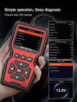 Detector de Fallas Profesional para Automóviles V519, Escáner OBD2, Probador de Diagnóstico de Fallas, Herramienta de Diagnóstico del Sistema del Motor, Lector de Códigos