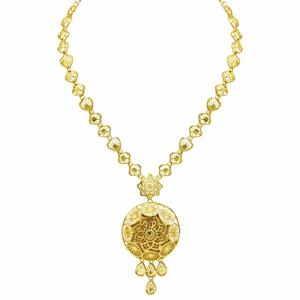 Joyería de Moda Chapada en Oro de 14K, 18K y 24K al por Mayor, Collares Largos de Novia, Estilo Tradicional de Dubái, Conjunto de Joyería - Product Image 5
