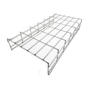 Estructura de puente de rejilla galvanizada, rejilla perforada, conducto de tipo abierto, rejilla de acero para corrientes débiles, armario de cableado. - Product Image 4