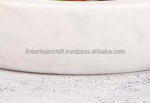 Elegante Frutero de mármol hecho a mano decorativo centro de mesa para cocina mesa de comedor o sala de estar elegante moderno - Product Image 5