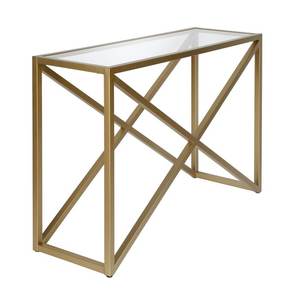 Designer Iron Frame Rock Slab Top Foldable <b>Console</b> <b>Table</b> <b>Slim</b> Entryway Furniture for Modern Urban Homes - Product Image 3