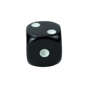 Accessoires d'artisanat en résine colorés personnalisés haute performance, dés de casino avec points pour le jeu - Product Image 1
