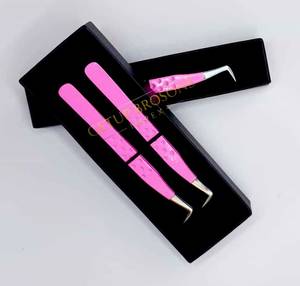 แหนบต่อขนตา GETUP BROSONS IMPEX รุ่น Skinny Boot สีชมพูเคลือบผง ปลายแหลม ป้องกันไฟฟ้าสถิต ทนทาน - Product Image 4