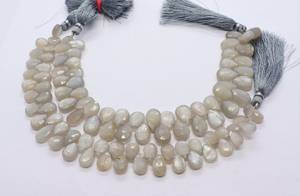 Perles de pierre de lune Siloni naturelle facettées en forme de poire pour la fabrication de bijoux, grossiste en perles de pierre de lune Ceyloni facettées en forme de poire - Product Image 5