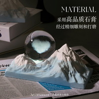 Diffuseur d'arômes boule de cristal, veilleuse, pierre diffuseur en gypse, coffret cadeau d'huiles essentielles, cadeau d'anniversaire original