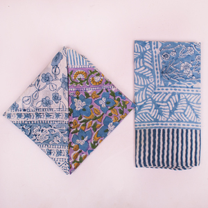 Bandana Bohème Imprimé à la Main Doux et Élégant pour Usage Quotidien, Idéal pour les Foulards de Plage Estivaux, Accessoires Unisexe pour Animaux de Compagnie, Écharpe Paisley - Product Image 4