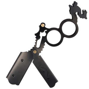 Nouvelle conception, rasoir à anneau de doigt en acier inoxydable avec poignée dragon, logo personnalisé, outil de toilettage pour hommes, accessoire de rasage pour barbe et moustache, OEM - Product Image 5
