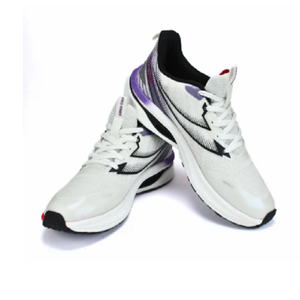 Zapatillas Deportivas Blancas y Moradas para Hombre, Calzado Atlético Ligero, Transpirable, con Suela Acolchada - Product Image 6