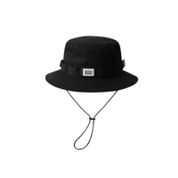Chapeau seau OEM de couleur personnalisée avec patch logo avant et mentonnière réglable Chapeau d'extérieur unisexe pour voyage, randonnée et streetwear