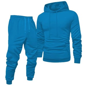Ensemble survêtement homme molletonné 400 g/m² personnalisé – Pantalon de jogging et sweat à capuche de haute qualité - Product Image 2