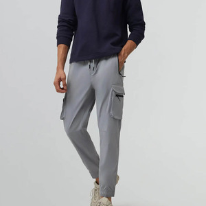Custom Logo Wholesale Men's Quick Dry Washed <b>Joggers</b> For Men Breathable Men's Trouser Flap Leg <b>Pockets</b> With Back <b>Pocket</b> & <b>Zips</b> - Product Image 4