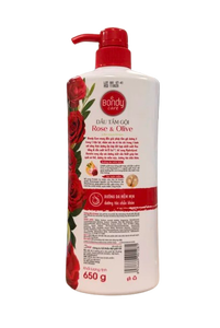 Bondy Care Rose & Olive Shampooing et Gel Douche 3-en-1 Liquide Rafraîchissant Hydratant - Product Image 5