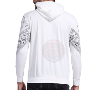 Sudadera con Capucha Unisex Personalizada, Impresión por Sublimación Digital, 100% Algodón, Felpa Transpirable, Sudadera Deportiva Extra Grande para Invierno - Product Image 2