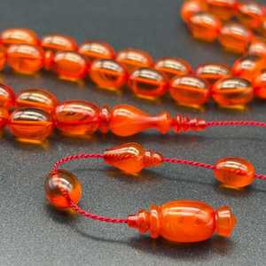 Tasbih islamique en résine fait main, figurine d'ange hibou - Product Image 6