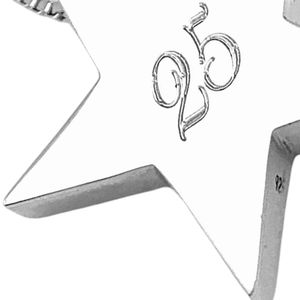 Collier Étoile Argentée 25 Étoiles, Pendentif Céleste Élégant en Argent, Bijou Tendance pour Femme, Idéal Cadeau - Product Image 6