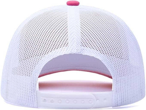 Gorra Trucker Rosa de Malla con 6 Paneles, Cierre Trasero Ajustable, Unisex, Casual, para Primavera/Verano - Product Image 5