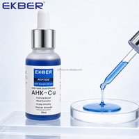 EKBER Maßgeschneidertes Blaues Kupferpeptid AHK-Cu Serum Haarwuchsserum AHK-Cu Haarwuchsöl Anti-Haarausfall-Behandlung für Frauen & Männer