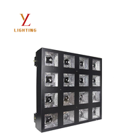 Projecteur Stroboscopique Matriciel 16 LED 500W RGBW 4-en-1 DMX RDM Maître-Esclave Auto-Programmable pour Éclairage Scénique de Fêtes et Événements