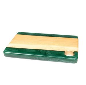 Planche à découper en bois d'acacia et résine de qualité supérieure, planche à découper en bois époxy pour fromage, à prix abordables pour la cuisine et la restauration - Product Image 1