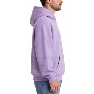 Hoodies en polaire surdimensionnés pour l'hiver, directement de l'usine, 100% coton, tissu épais 400 GSM, écologiques, séchage rapide, coupe confortable, personnalisables - Product Image 3