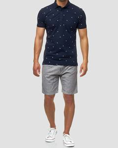 Camiseta Polo de Golf para Hombre de Alta Calidad de Fábrica OEM, Camiseta Polo Juvenil con Logotipo Personalizado, Pantalones Cortos con Mangas y Estampado - Product Image 1