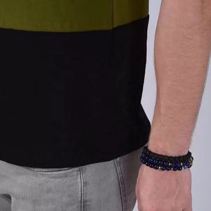 T-Shirt pour hommes, toutes saisons, blocs de couleurs, vente en gros, à bas prix, entièrement personnalisé, décontracté, impression - Product Image 6