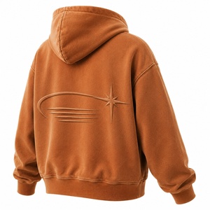 Sudadera con capucha de alta calidad, gruesa, 100% algodón, con logotipo y diseño personalizados, sudaderas con capucha lisas para hombre - Product Image 3