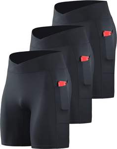 Shorts de compression personnalisés avec logo pour hommes, sous-vêtements de sport d'entraînement, vente en gros directe usine - Product Image 5