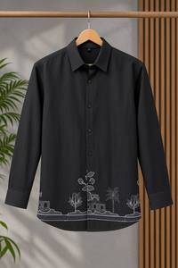 Camisa de Lino de Manga Larga para Hombre |   Elegante y Casual, Edición Premium, Secado Rápido y Sin Arrugas, Corte Regular - Product Image 2
