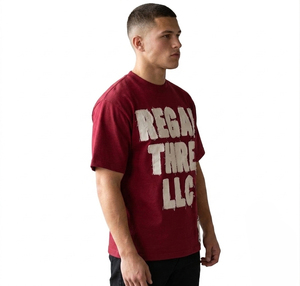 T-shirt Homme Personnalisé Brodé Effet Vieilli – Style Urbain Tendance - Product Image 5