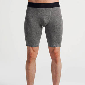 Compression-Fit <b>Base</b> <b>Layer</b> Under-Shorts for Sports Vintage Wash Acid-Drip Distressed Denim Shorts Streetwear - Product Image 1