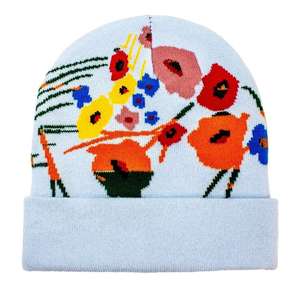 Bonnet unisexe en coton avec pompon orange, motif camouflage, 56-58 cm, respirant, imperméable, décontracté, pour le ski et les activités de plein air - Product Image 6
