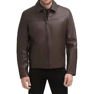 Mens <b>Leather</b> <b>Jacket</b> Cowhide Biker Motorcycle Slim Fit <b>Winter</b> <b>Jacket</b> Custom Logo OEM Supplier - Product Image 1