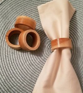 Natural <b>Wooden</b> Napkin Holder Stand, Rustic Handmade Tabletop Napkin Organizer for Kitchen and Dining Room, Decorative Tableware - Product Image 4