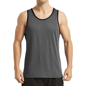 Durable Quick Dry Men's Sport Singlet Custom Gradient Sublimation Print Tank <b>Top</b> Customizable Fitness Wear Wholesale Tank <b>Tops</b> - Product Image 6